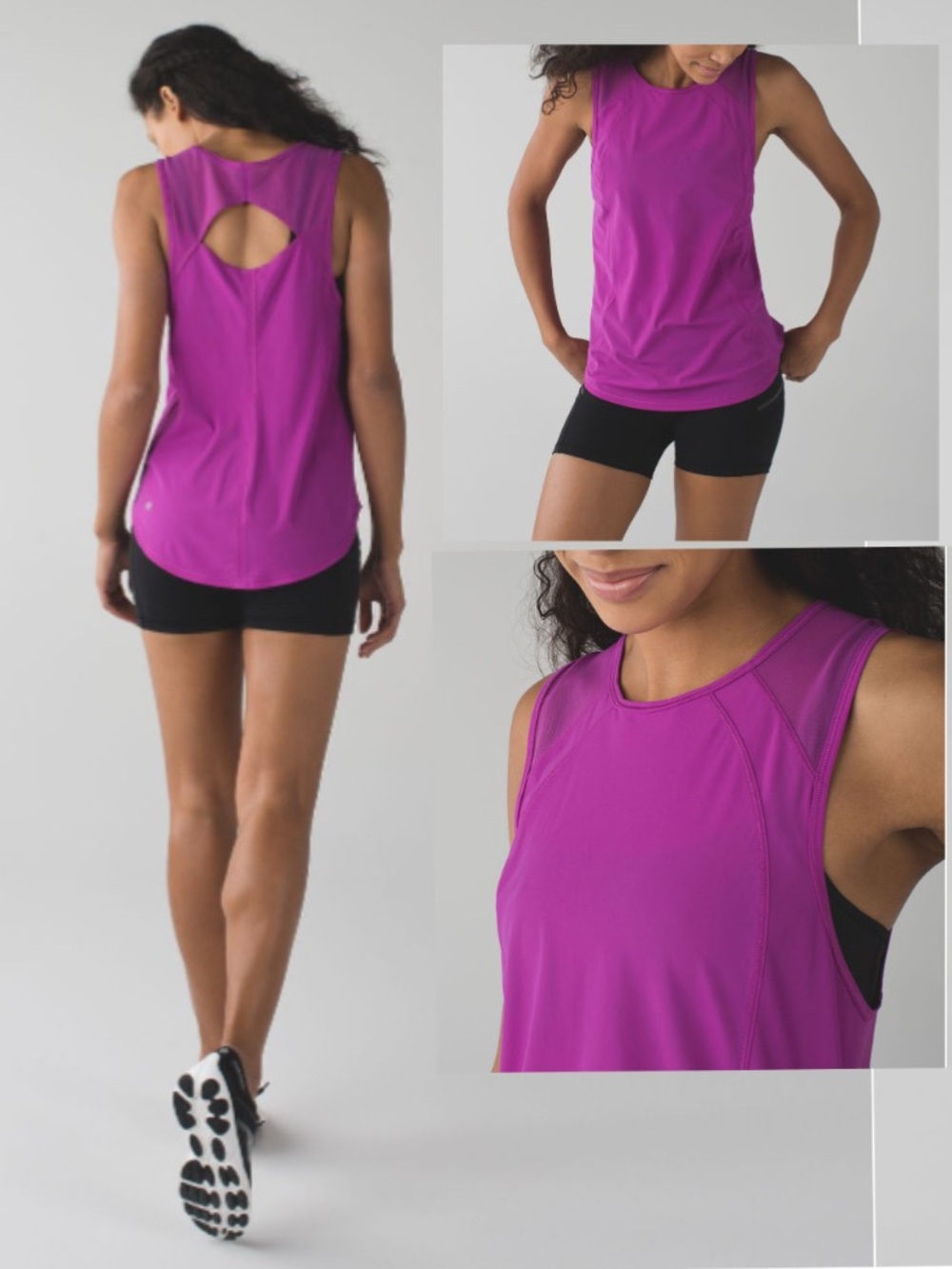 lululemon athletica Magenta Racerback Tank